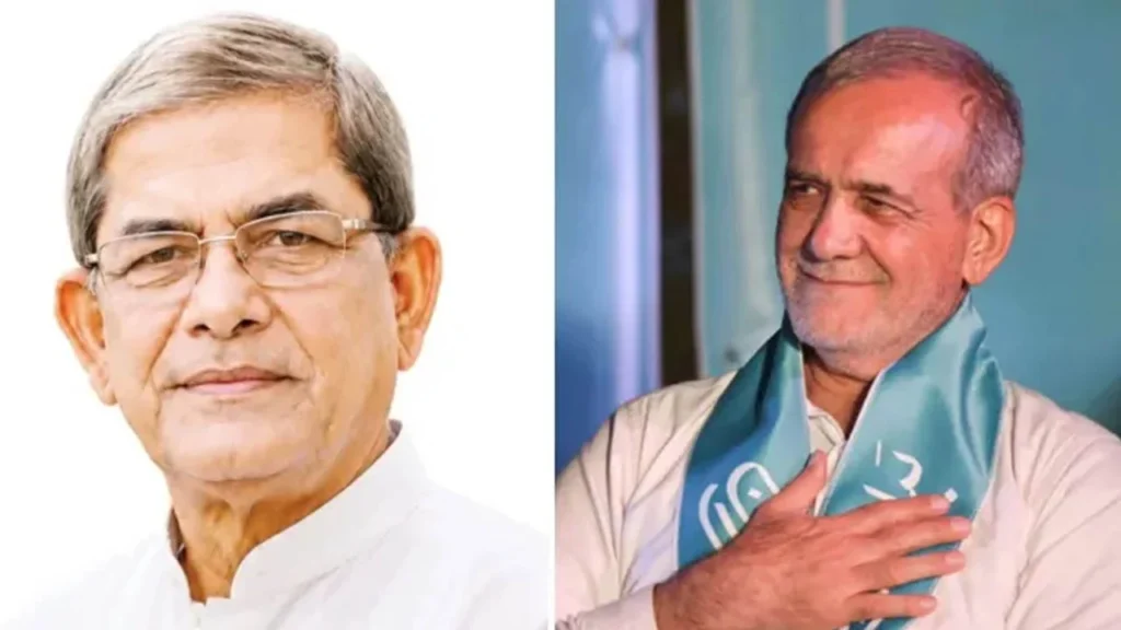শপথ নেওয়ার একদিনেই তেহরানের বার্তা: প্রেসিডেন্ট ফখরুলের প্রতি যে আস্থার কথা বললেন পেজেশকিয়ান