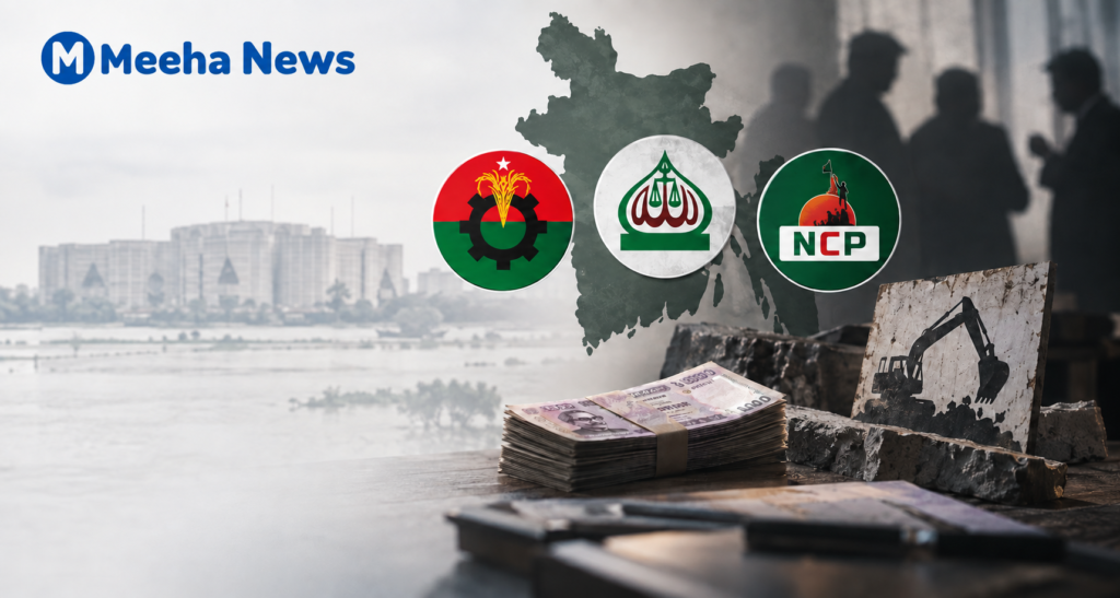 চাঁদাবাজি-দখলের অভিযোগে কোন দল এগিয়ে? সংবাদ-অনুসন্ধানে বাংলাদেশের রাজনৈতিক অপরাধচিত্র