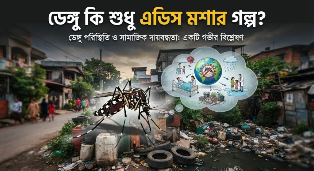 ডেঙ্গু কি শুধু এডিস মশার গল্প? খুলনার বাস্তবতা বলছে অন্য কথা
