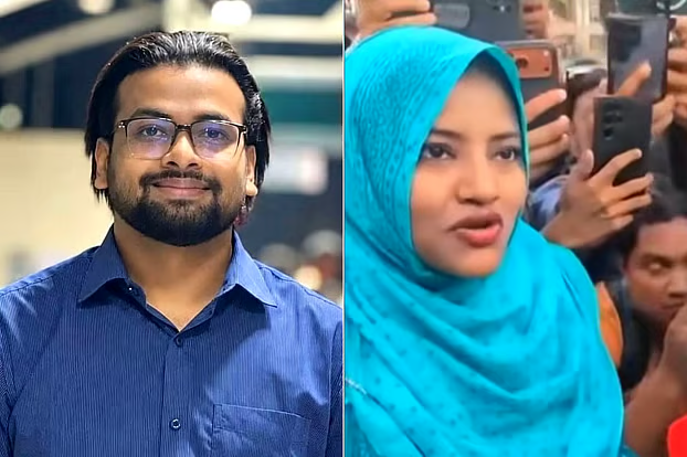 আ ন ম আয়াস ও মারজিয়া খন্দকার রিমিছবি কোলাজ
